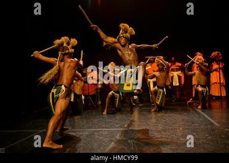 Bahia di danza folcloristica, localmente noto come Bale Folclorico da Bahia. Foto Stock