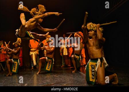 Bahia di danza folcloristica, localmente noto come Bale Folclorico da Bahia. Foto Stock