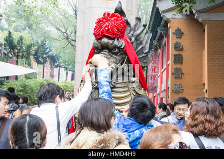 Sik sik Yuen Wong Tai Sin temple di Hong Kong Foto Stock