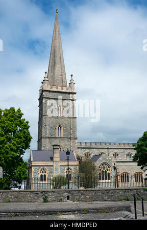 St Columb's Cathedral, Derry, Londonderry, Irlanda del Nord, Regno Unito Foto Stock