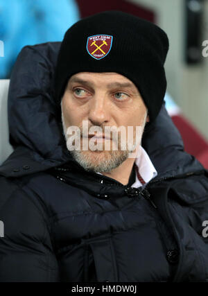 West Ham United manager Slaven Bilic Foto Stock