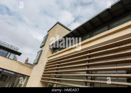 Il Pembroke College vecchio e nuovo all'Università di Oxford in Inghilterra Foto Stock