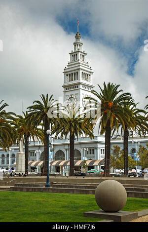 Ferry Building, San Francisco, California USA Foto Stock