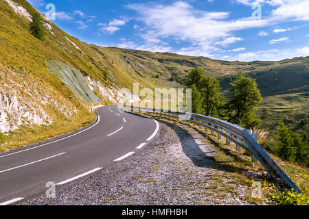 Nockberge, Nockalm Panoramastravue, Hohe Tauern, Carinzia, Austria Foto Stock