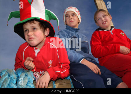 Penlan comunità centro parco avventura, Swansea, Galles Foto Stock