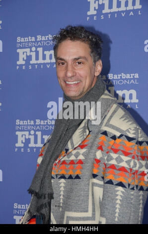 Santa Barbara, Stati Uniti d'America. 2° febbraio 2017. Matteo Troncone assiste la XXXII Santa Barbara International Film Festival presso il Teatro di Arlington a Santa Barbara, California. Credito: la foto di accesso/Alamy Live News Foto Stock