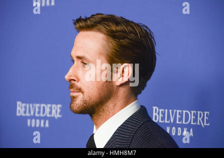 Santa Barbara, Stati Uniti d'America. 03Feb, 2017. Ryan Gosling assiste la straordinaria esecuzione del premio di anno presentato da Belvedere Vodka al xxxii annuale di Santa Barbara International Film Festival presso il Teatro di Arlington a Santa Barbara in California su Febru Foto Stock