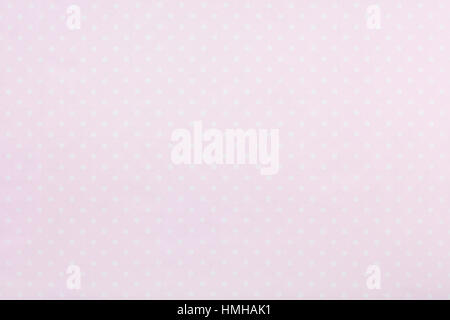 Pastel Pink polka dot sfondo di tessuto Foto Stock