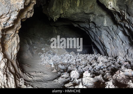 Tham Piu Grotta Memorial, Xiang Khouang Provincia, Laos Foto Stock