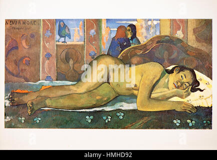 "Nevermore" di Paul Gauguin Foto Stock