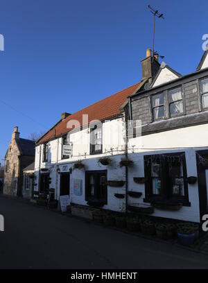 Esterno della Taverna Lomond Falkland Fife Scozia Gennaio 2017 Foto Stock