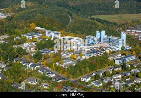 Università di Siegen, Campus Haardter Berg, Siegen, Siegerland, Nord Reno-Westfalia, Germania Foto Stock