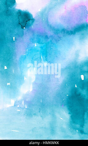 Gli sfondi di acquerelli Foto Stock