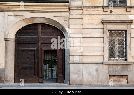 Classico italiano porta anteriore Foto Stock