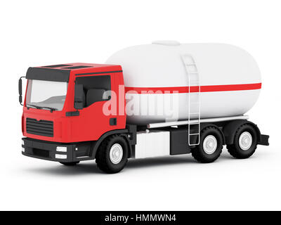 Serbatoio GPL Carrello - 3D Render Foto Stock