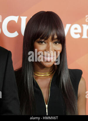 Naomi Campbell arriva al NBCUniversal TCA Press Tour su Gennaio 7, 2013, a Pasadena, in California. Foto di Francesco Specker Foto Stock