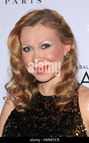 Las Vegas, NV, Stati Uniti d'America. 24 gen 2015. 24 Gennaio 2015 - Las Vegas NV - Oksana Baiul. Nevada Ballet Theatre onori Debbie Allen come sua 2015 donne dell'anno alla XXXI annuale di Black & White Ball al Aria.Photo credit: mjt/AdMedia Credito: Mjt/AdMedia/ZUMA filo/Alamy Live News Foto Stock