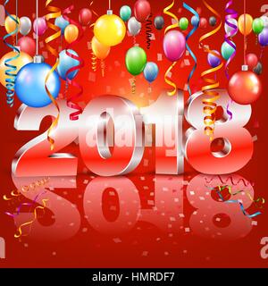 Felice Anno Nuovo Illustrazione Vettoriale