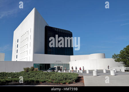 Il John F. Kennedy Memorial Library & Museum, Columbia Point, Boston, Massachusetts, Stati Uniti. Foto Stock