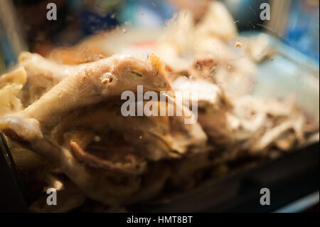 Cibo di strada a Bangkok, in Thailandia Foto Stock