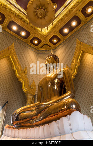 Statua del Buddha, Tempel des Goldenen Buddha Wat Traimit, Bangkok, Thailandia, Asien | statua del Buddha, il Golden Budda tempio Wat Traimit, Bangkok, Th Foto Stock