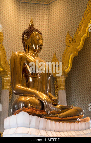 Statua del Buddha, Tempel des Goldenen Buddha Wat Traimit, Bangkok, Thailandia, Asien | statua del Buddha, il Golden Budda tempio Wat Traimit, Bangkok, Th Foto Stock