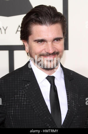 Febbraio 9, 2015 - Los Angeles, CA, Stati Uniti - 08 Febbraio 2015 - Los Angeles, California - Juanes. 57Th Annual Grammy Awards tenutosi presso la Staples Center. Photo credit: AdMedia (credito Immagine: © AdMedia via ZUMA filo) Foto Stock