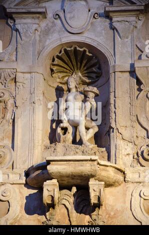 Città vecchia di Castelvetrano, isola di Sicilia, Italia Foto Stock