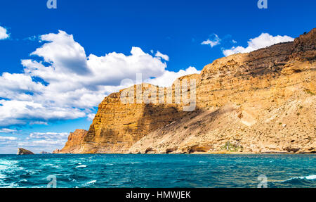 Costa Blanca si riferisce a oltre 200 chilometri di costa mediterranea nella provincia di Alicante, sulla costa sud-orientale della Spagna. Foto Stock