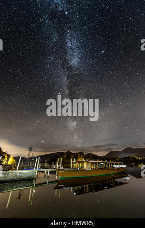 Via Lattea oltre Keswick, Cumbria Regno Unito Foto Stock