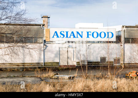 Asian Food magazzino all'ingrosso store segno modello di rilascio: No. Proprietà di rilascio: No. Foto Stock