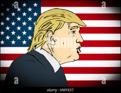 Bandiera Trump Vance 2024 'Make America Great Again' - 3x5 Piedi, Poliestere, Nuova Con Etichette Stemma Militare