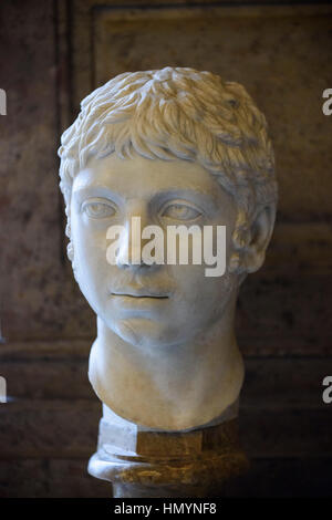 Roma. L'Italia. Busto di imperatore romano Elagabalus (203-222 AD), Museo Capitolino. Musei Capitolini. Foto Stock