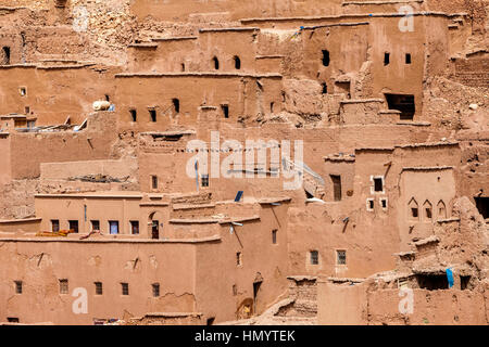 Il Marocco. Ait Benhaddou Ksar, un sito del Patrimonio Mondiale. Foto Stock