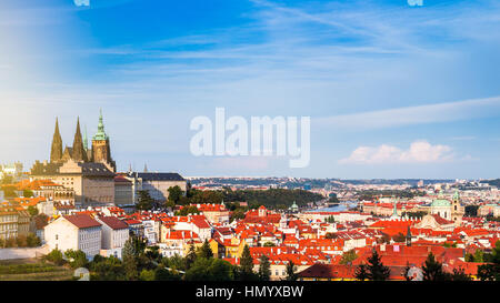 Città vecchia architettura a Praga, Repubblica Ceca. Immagine ad alta risoluzione. Foto Stock