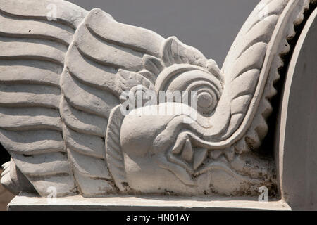 Una scultura in Kraton palace, Jogjakarta, Java, Indonesia Foto Stock