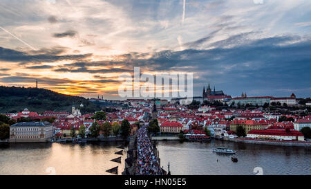 Città vecchia architettura a Praga, Repubblica Ceca. Immagine ad alta risoluzione. Foto Stock