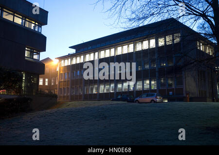 Warwickshire County Council edifici per uffici a Alba, Warwick, Regno Unito Foto Stock