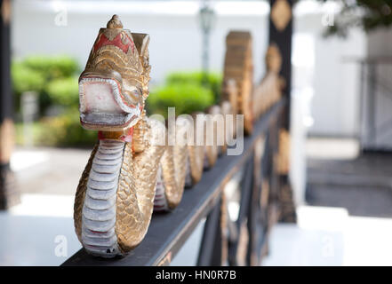 La scultura in Kraton palace, Jogjakarta, Indonesia Foto Stock