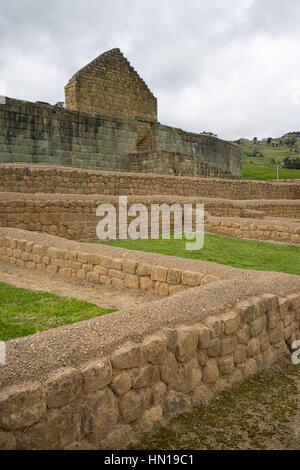 Ingapirca inka rovine dettagli in Ecuador Foto Stock