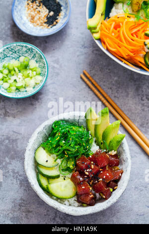 Poke di tonno Foto Stock