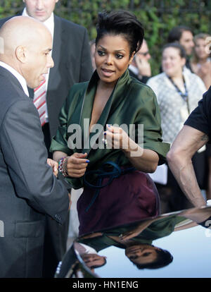 Janet Jackson arriva all'amFAR gala presso l'Hotel Du Cap di Antibes, in Francia il 19 maggio 2011. Foto di Francesco Specker Foto Stock