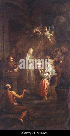 Martin Johann Schmidt - Santa Elisabetta distribuire l'Elemosina - WGA21008 Foto Stock