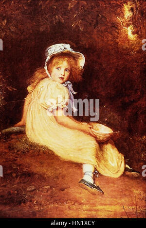 La piccola Carolina - Sir John Everett Millais Foto Stock