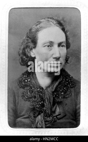 Ritratto di Louise Michel (1830-1905) 1880 - Comune di Parigi Foto Stock