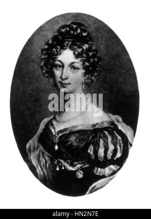 Alexander Pushkin della vita (1799-1837) Ritratto di Eliza Vorontzov del XIX secolo la Russia Foto Stock