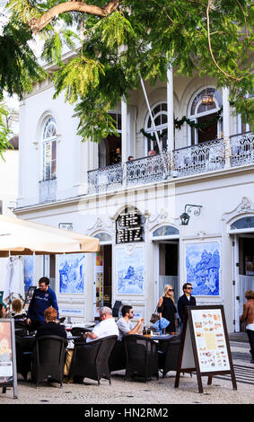 Il Ritz cafe, Funchal, Madeira Foto Stock