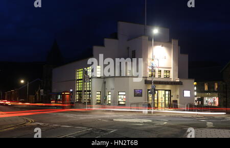 Birks cinema di notte aberfeldy Perthshire Scozia febbraio 2017 Foto Stock