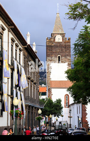 Cattedrale Sé, Funchal, Madeira Foto Stock