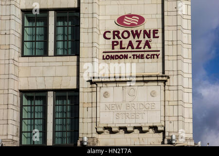 Crown Plaza London - The City hotel, città di Londra, Regno Unito Foto Stock